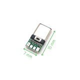 Voltaat COMP_Cables_Connectors USB Type-C Male Breakout Board – USB 3.1 Connector Adapter
