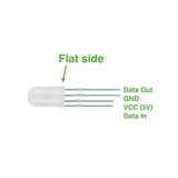Voltaat COMP_LEDS_illumination 5mm Addressable RGB LED WS2811 Driver – 5V, 2 pcs