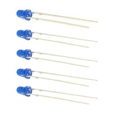 Voltaat COMP_LEDS_illumination Blue 3mm LED – Diffused Lens (5 Pack)
