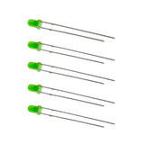 Voltaat COMP_LEDS_illumination Green 3mm LED – Diffused Lens (5 Pack)