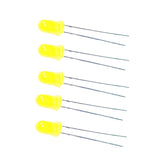 Voltaat COMP_LEDS_illumination Yellow 5mm LED – 5.0V 20mA (5 Pack)