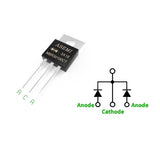 Voltaat COMP_Resis_Cap_Indu_Diode MBR30100CTG Schottky Barrier Rectifier Diode – 100V 30A