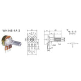 Voltaat COMP_Resis_Cap_Indu_Diode Rotary Potentiometer – Linear Variable Resistor