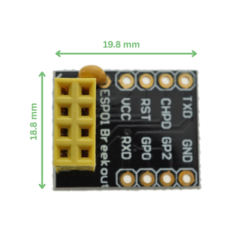 AZDelivery 3 x Breadboardadapter voor ESP-01S Breadboardzu-ESP82660-01 Seriële draadloze wifi-module Inclusief E-Book AZDelivery 3 x Breadboardadapter voor ESP-01S Breadboardzu-ESP82660-01 Seriële draadloze wifi-module Inclusief E-Book