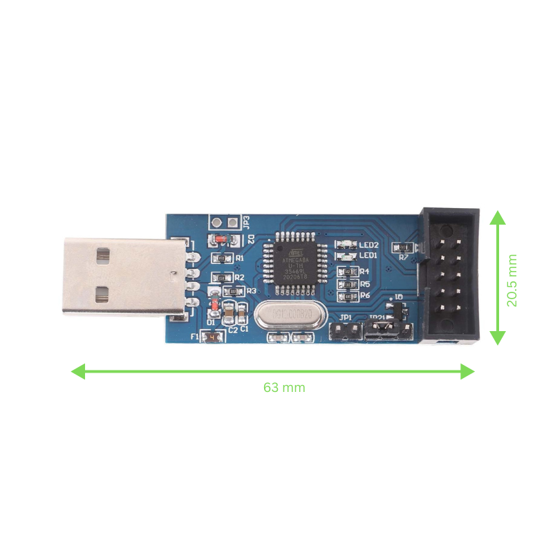 AVR USBASP Programmer, USB ISP Interface for Atmega and Atmel MCUs ...