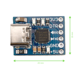 Voltaat DEVEB_Programmers CP2102 Type-C USB to 6-Pin Serial Converter Module
