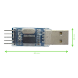 Voltaat DEVEB_Programmers PL2303 USB to RS232 TTL Converter Module 6-Pin 3.3/5V