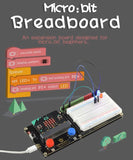 Voltaat DFRobot micro: Breadboard micro:bit Expansion Board (Micro:bit Not Included)