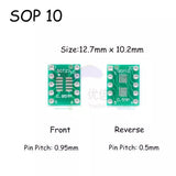 Voltaat Double Side SMD SOP to DIP Adapter