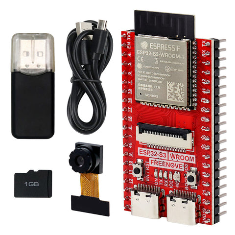 Voltaat Freenove ESP32-S3-WROOM CAM Development Board with Wi-Fi & Bluetooth