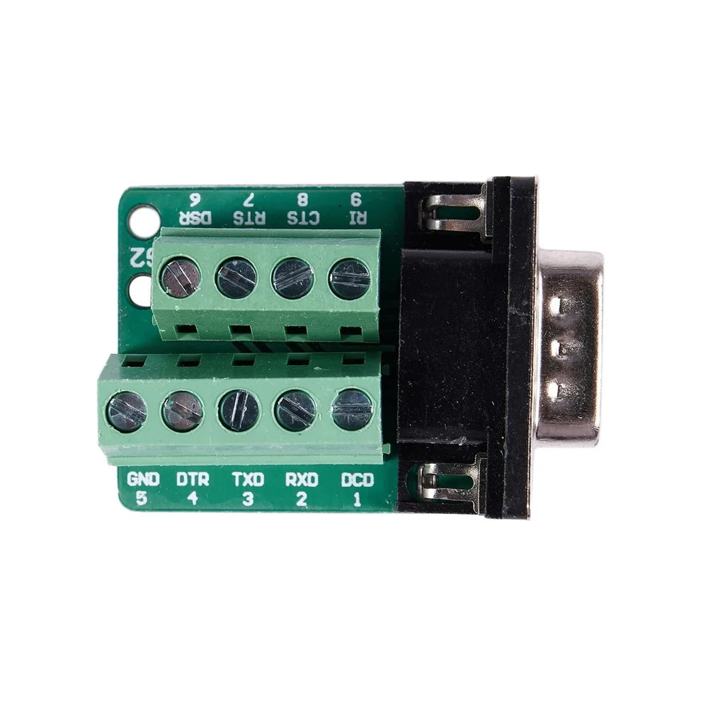 Male DB9 RS232 Serial to Terminal Breakout Board – Voltaat