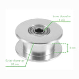 Voltaat MECH_Bearings_Springs GT2 Smooth Idler Pulley – 5mm Bore with Built-in Bearing
