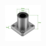 Voltaat MECH_Bearings_Springs LMK8UU Linear Ball Bearing – Square Flange, 8mm Shaft