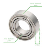 Voltaat MECH_Bearings_Springs Miniature Ball Bearing – 1.5×4×2 mm