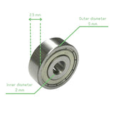 Voltaat MECH_Bearings_Springs Miniature Ball Bearing – 2×5×2.5 mm