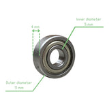 Voltaat MECH_Bearings_Springs Miniature Ball Bearing – 5x11x4 mm