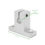 Voltaat MECH_Rods_Lead_Screws 8mm Rod Fixing Bracket – Adjustable Shaft Clamp Mount