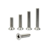Voltaat MECH_Screws_Inserts M4 Stainless Steel Phillips Flat Head Screws – 5 Pcs
