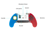 Voltaat mi ElecFreaks Joystick:bit V2 micro:bit Gamepad (Micro:bit Not Included)