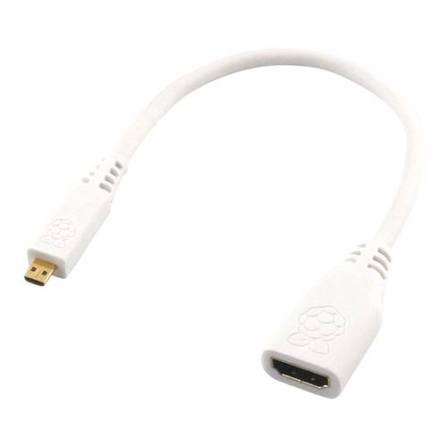 Voltaat Micro HDMI Male to HDMI Female Adapter – Raspberry Pi 4 & 5 Compatible