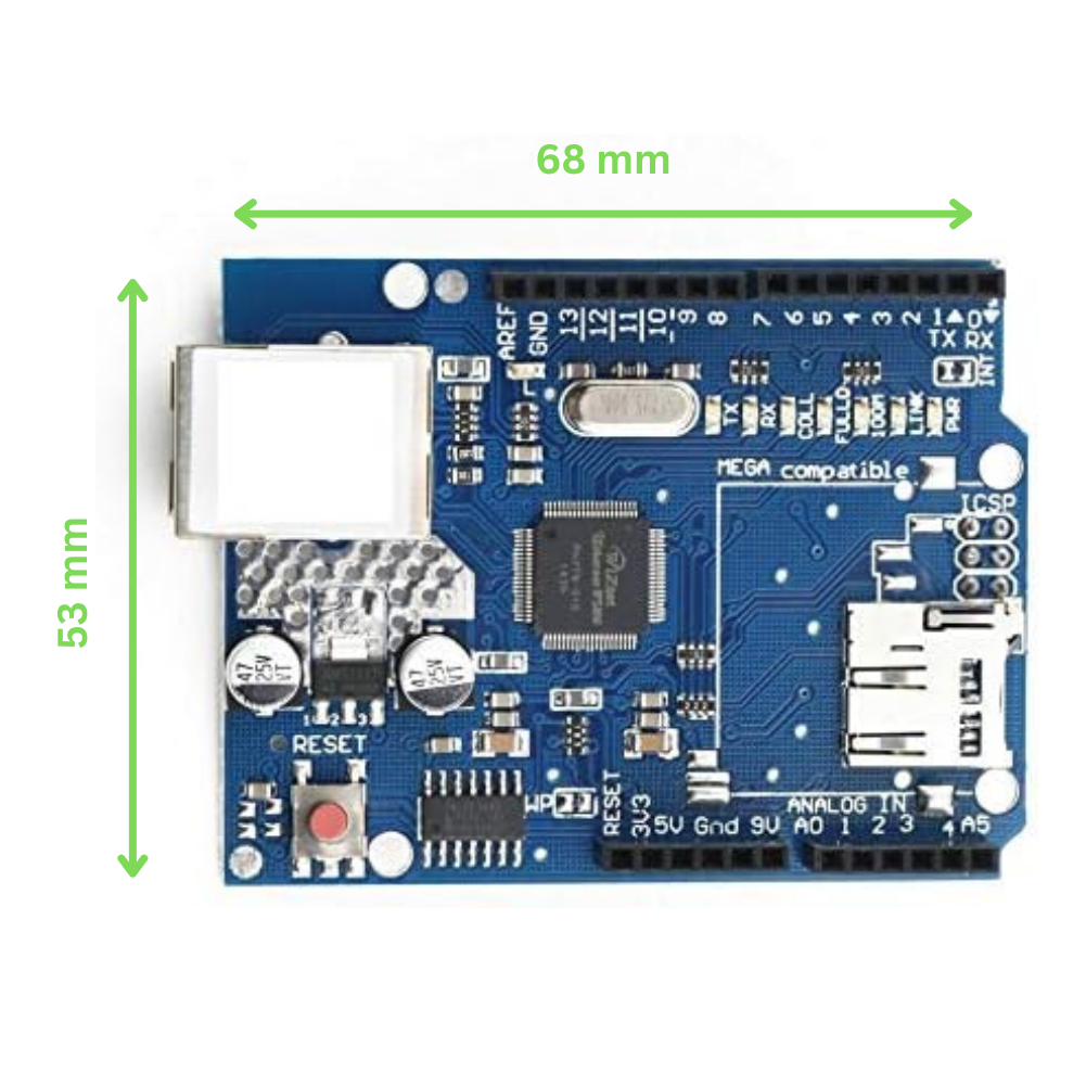 Ethernet and Micro-SD Shield for Arduino – Network & Storage Expansion ...