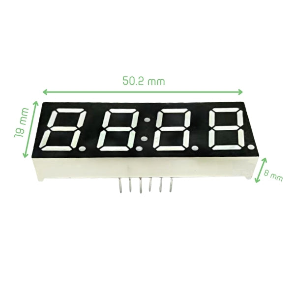5461bs 4 Digit 7-Segment Display 5461BS-1 – Common Anode 0.56 Inch – Voltaat