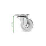 Voltaat Motors_Car_Kits_parts Free Moving Nylon Caster Wheel for Robotic Car – 24mm Diameter