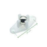 Voltaat Motors_Car_Kits_parts W420 Steel Ball Castor Wheel – 20mm Height, 40mm Mounting Distance
