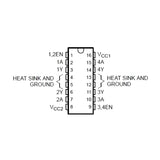 Voltaat Motors_Drivers L293D Dual H-Bridge Motor Driver IC – 600mA, 4.7–36V
