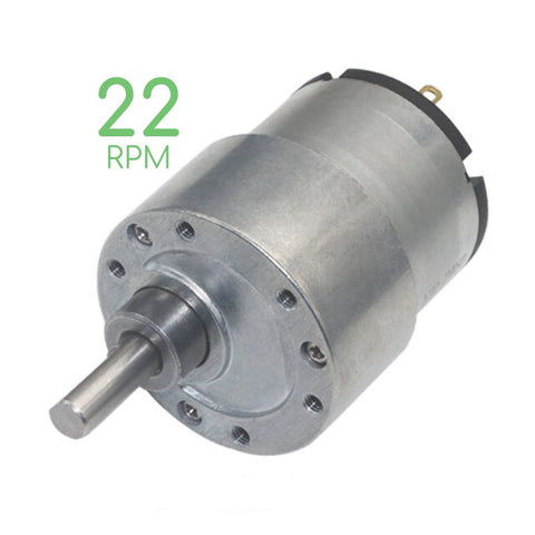 Voltaat Motors_Motors_Fans 12V High Torque Metal DC Geared Motor (22 RPM, 22 Kg.cm)