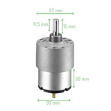 Voltaat Motors_Motors_Fans 12V JGB37-520 DC Geared Motor – 8 RPM High Torque