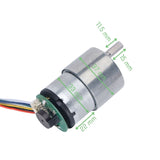 Voltaat Motors_Motors_Fans 12V JGB37-520 DC Geared Motor with Encoder – 1000RPM