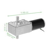 Voltaat Motors_Motors_Fans A58SW31ZY Worm Geared DC Motor – 12V 100RPM High Torque