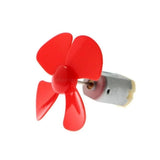 Voltaat Motors_Motors_Fans DC Motor Propeller Fan – 4 Blades, 2mm Shaft