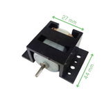 Voltaat Motors_Motors_Fans Fixing Bracket for 130 DC Motor – ABS Mount Holder