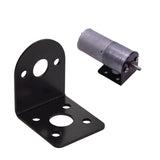 Voltaat Motors_Motors_Fans L-Clamp Bracket for 25GA Gear Motor – Aluminum Alloy Mount