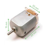 Voltaat Motors_Motors_Fans Small Brushed DC Motor MR01 – 3V 16500 RPM with Jumper Wires