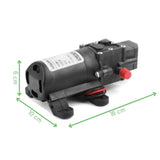 Voltaat Motors_Pumps_Vibration 12V DC Diaphragm Water Pump – 6L/min High Pressure 0.9MPa