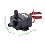 Voltaat Motors_Pumps_Vibration Small Submersible Water Pump – 12V DC IP68 Brushless 240L/H