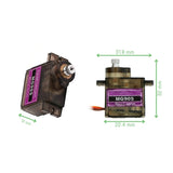 Voltaat Motors_Servos_Stepper MG90S Metal Gear Servo Motor – 180° Positional Rotation