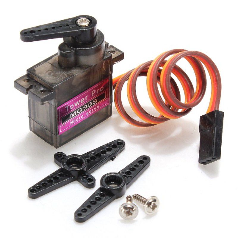 gear servo MG90S Metal Gear Servo Motor – 180° Positional Rotation – Voltaat