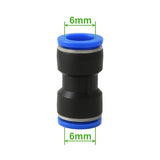 Voltaat PU-6 Push-to-Connect Pneumatic Fitting – 6mm Straight Union