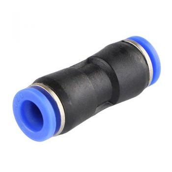 PU-6 Push-to-Connect Pneumatic Fitting – 6mm Straight Union PU-6 Push-to-Connect Pneumatic Fitting – 6mm Straight Union