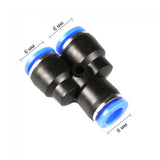 Voltaat Push to Connect Pneumatic Fittings - 3 Way Y Splitter