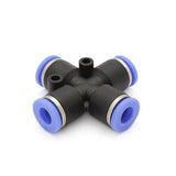 Voltaat Push to Connect Pneumatic Fittings - 4 Way X connector