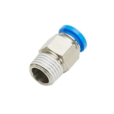 Push-to-Connect Pneumatic Male Connector – 6mm Tube, 1/4 NPT Push-to-Connect Pneumatic Male Connector – 6mm Tube, 1/4 NPT
