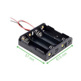 Voltaat PWR_Alkaline_Batt 4x AA Battery Holder – 6V Battery Case with Wire Leads