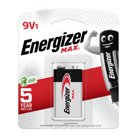 Energizer MAX 9V Battery Energizer MAX 9V Battery
