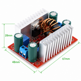 Voltaat PWR_DC_DC_Converters DC-DC 400W Boost Converter 15A 8.5–50V to 10–60V Module