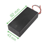 Voltaat PWR_Lithium_Batt_BMS 2x 18650 Battery Box with Switch and DC Jack – 7.4V Battery Holder